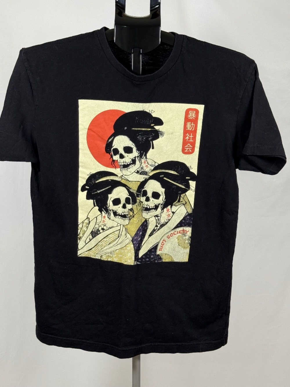 Riot Society Skull Geisha Graphic Tee Sma